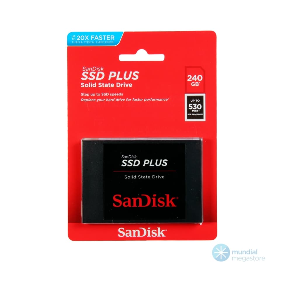 HD SATA SSD 240GB 2.5 SANDISK SATA 3 G26 PLUS