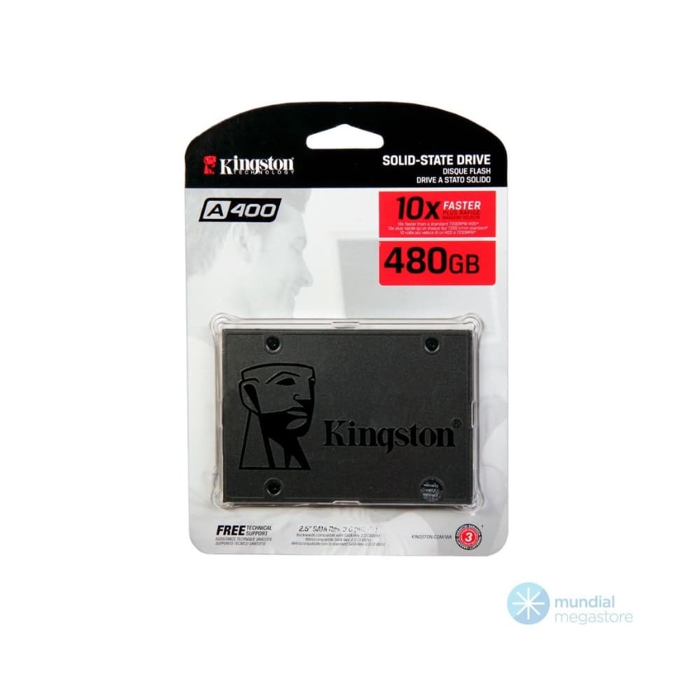 HD SATA SSD 480GB 2.5 KINGSTON SA400S37