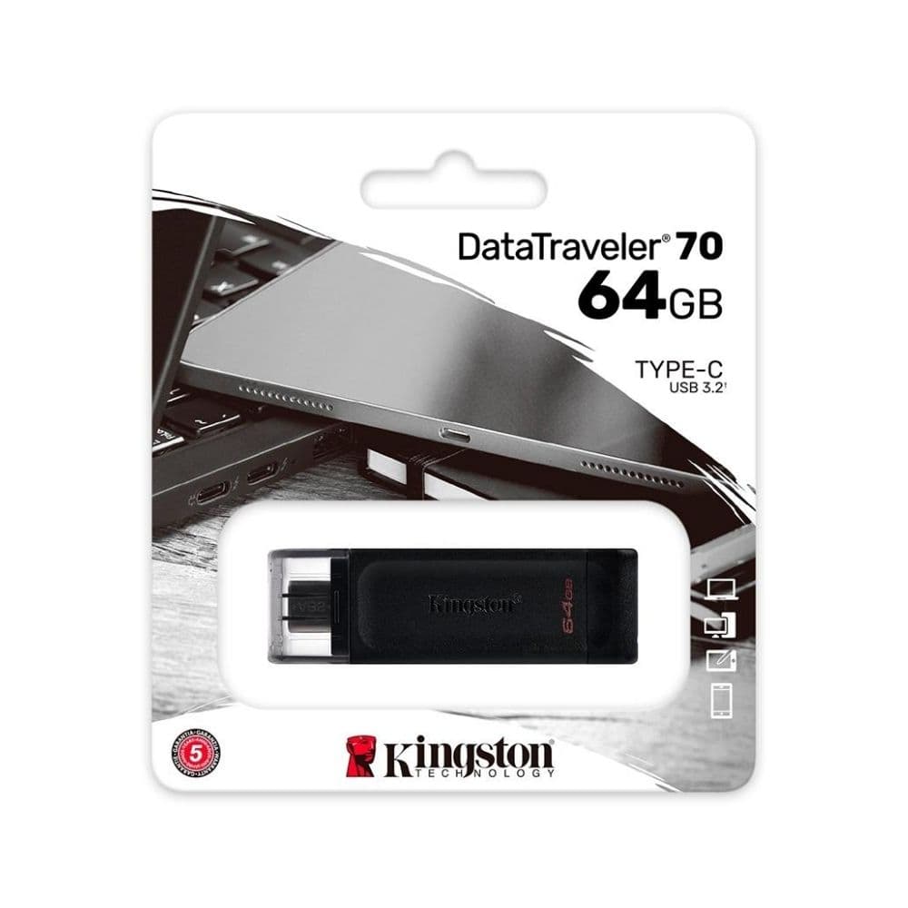 PENDRIVE 64GB KINGSTON DT 70 TIPO-C USB 3.2