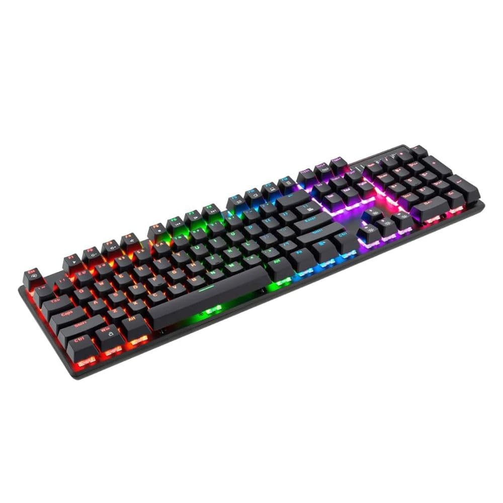 TECLADO GAMER USB MECANICO TANK GTC560 BRIGHT PRETO