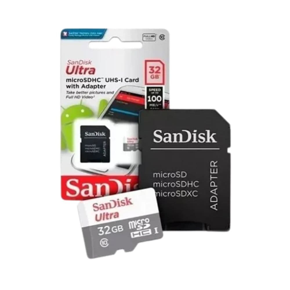 MICRO SD 32GB SANDISK CLASSE 10 ULTRA 100MB/S