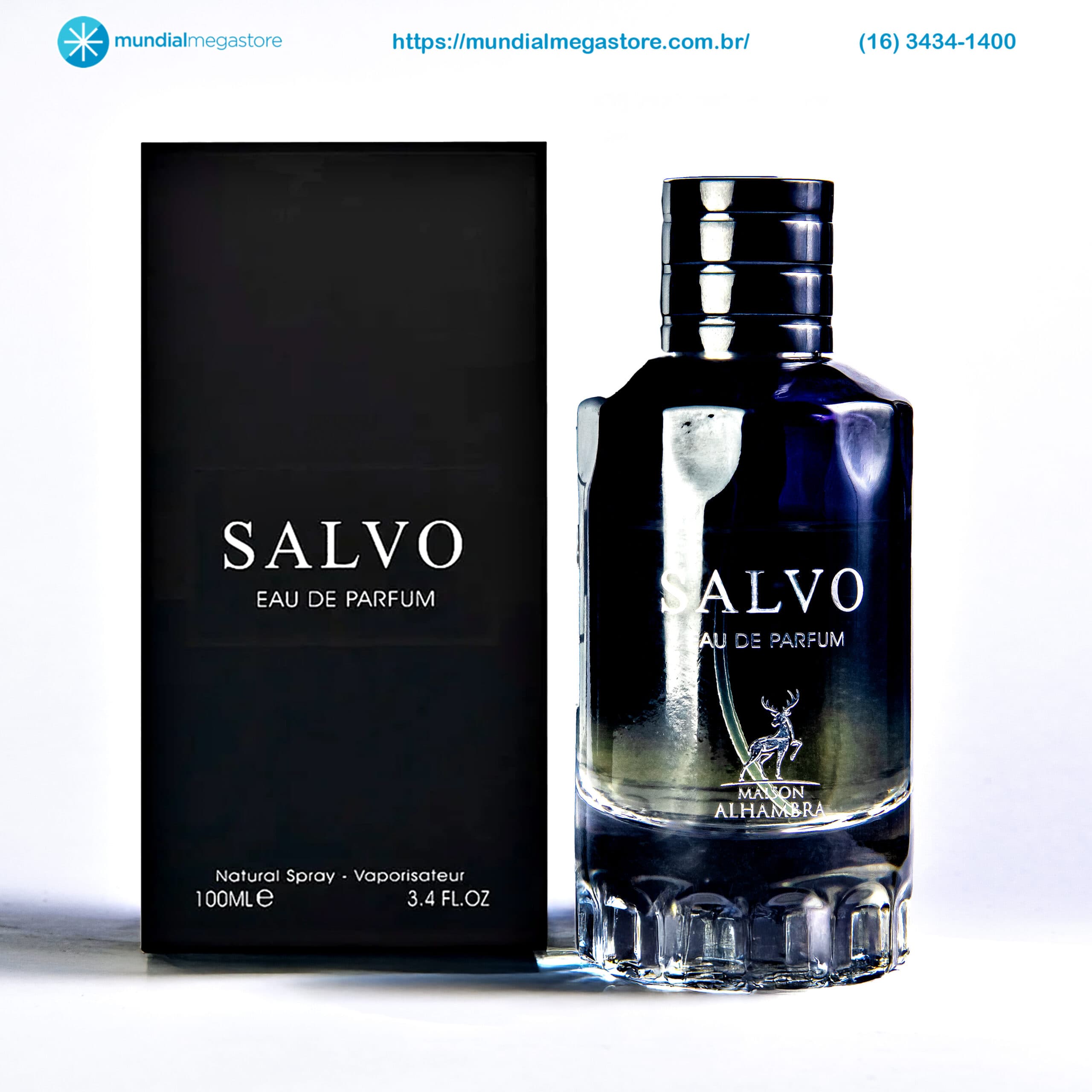 PERFUME MAISON ALHAMBRA SALVO MASCULINO EDP 100ML ARABE