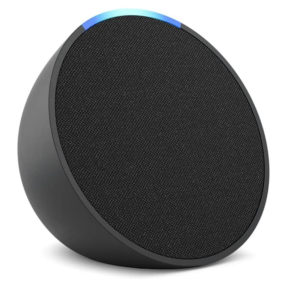 CAIXA DE SOM AMAZON SMART ALEXA ECHO POP CHARCOAL 1A PRETO