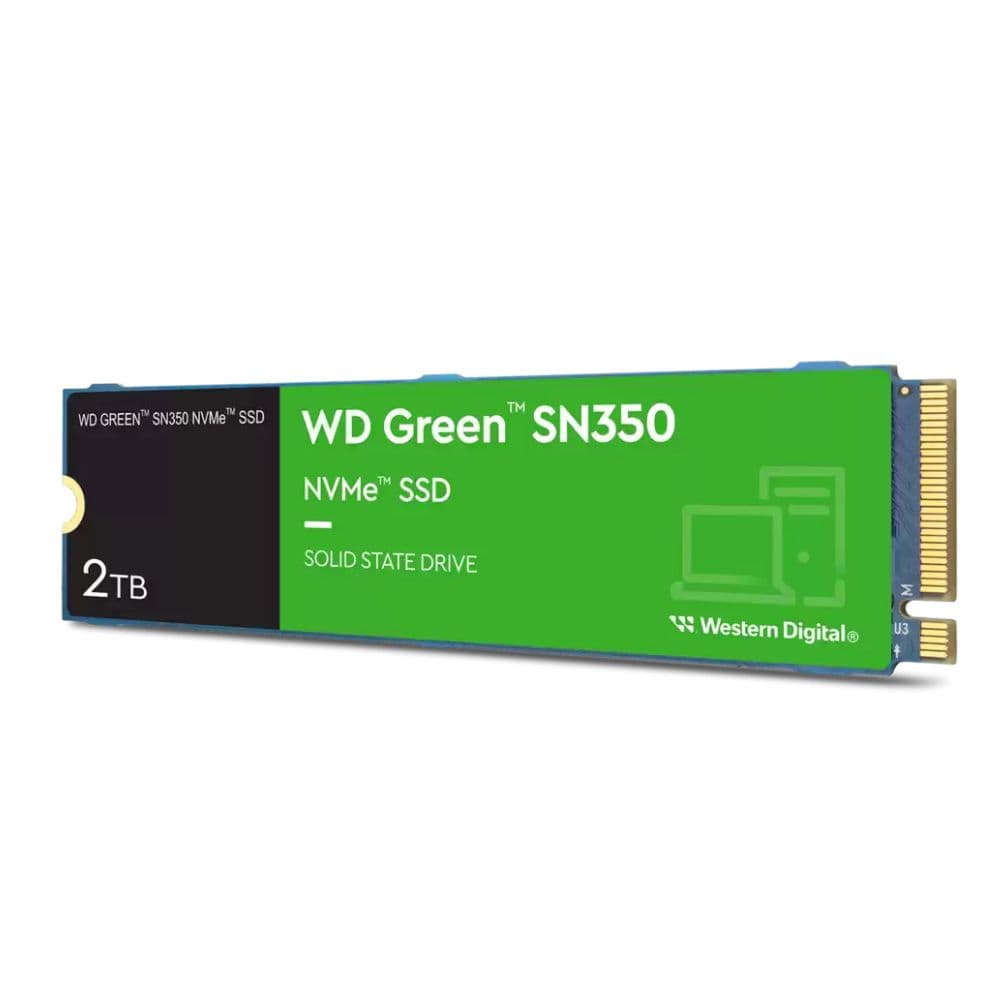 HD SATA SSD M.2 2.TB NVME WESTER DIGITAL GREEN SN350 2TB 3200MB