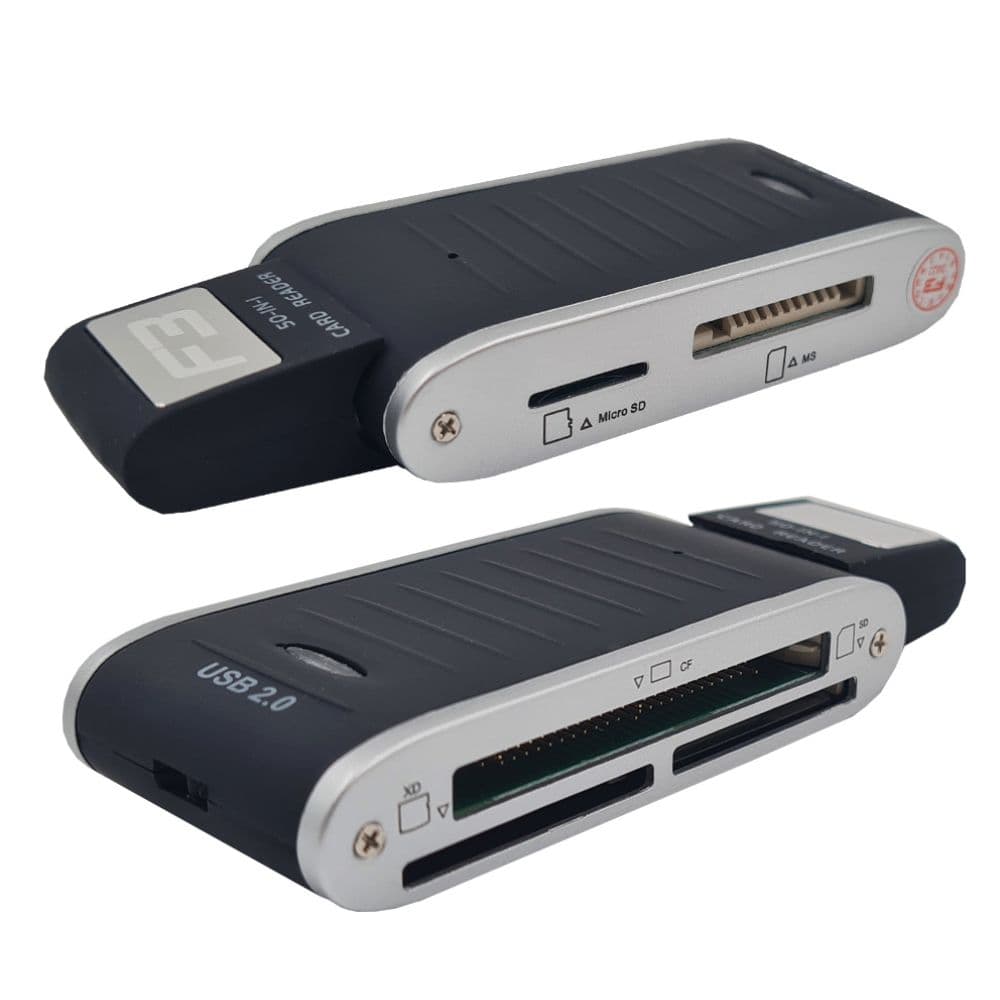 LEITOR DE CARTÃO DE MEMORIA 5 EM 1 USB2.0 JC-LT2.0 F3