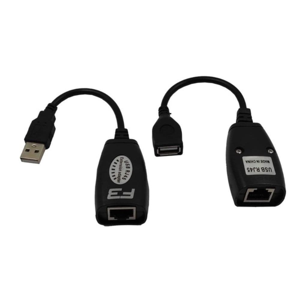CABO EXTENSOR USB VIA CABO DE REDE JC-AD-2RJ45