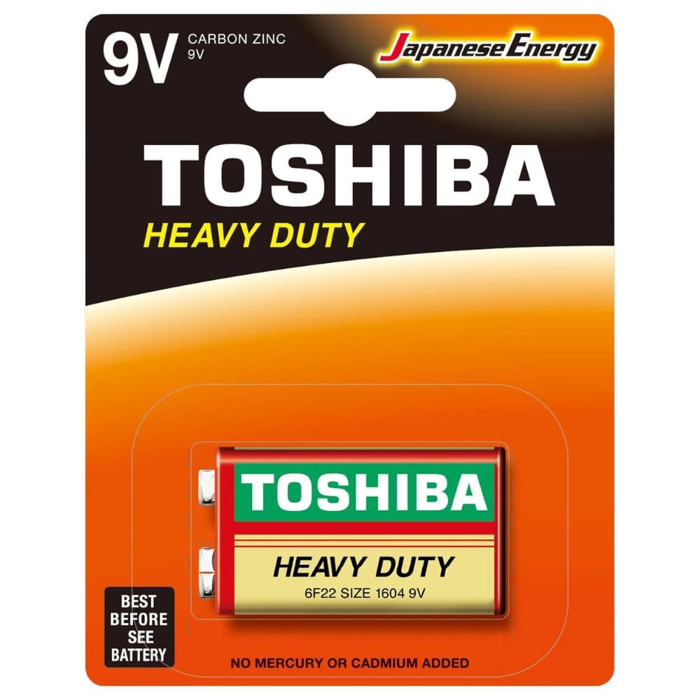 BATERIA ZINCO 9V 6F22KG TOSHIBA