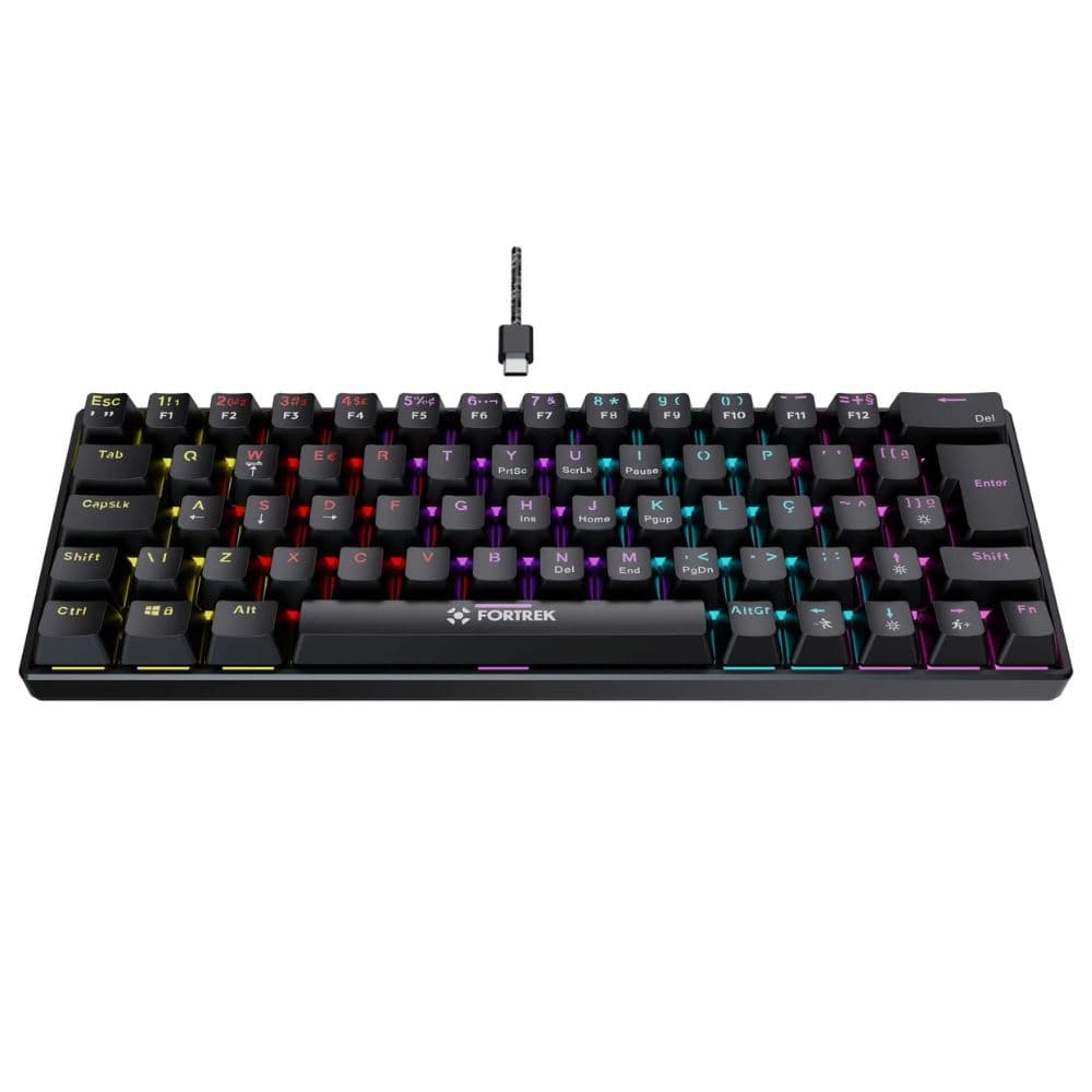 TECLADO GAMER USB MECÂNICO GRAVITY 65 FORTREK