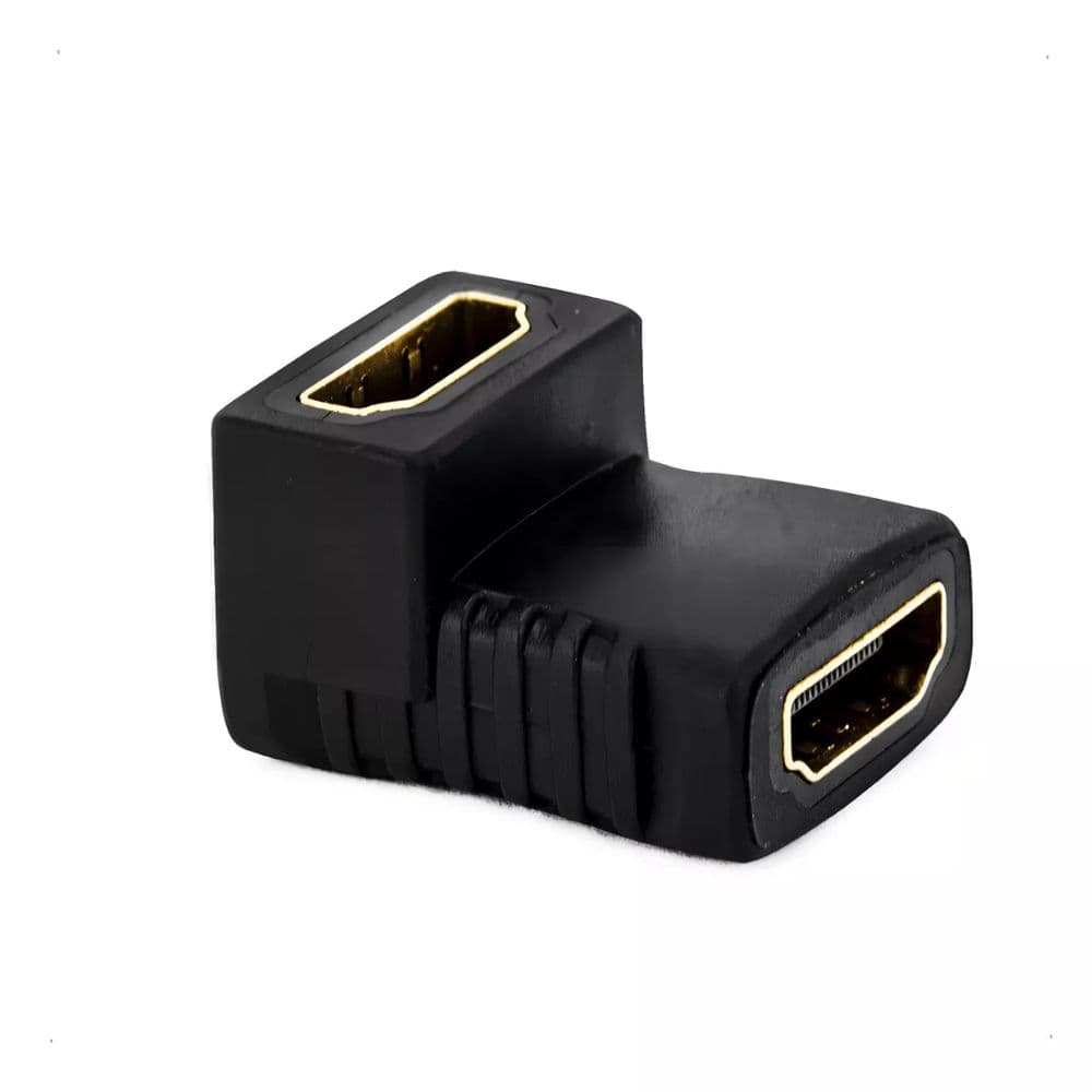 ADAPTADOR HDMI FEMEA X FEMEA 90° LE-5553 IT BLUE