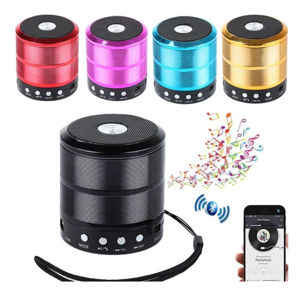 CAIXA DE SOM MINI BLUETOOTH WS-887