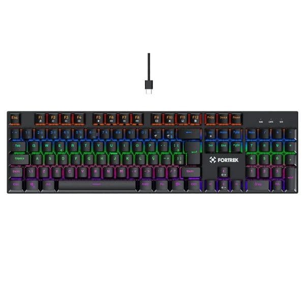 TECLADO GAMER USB MECÂNICO GRAVITY 100 FORTREK