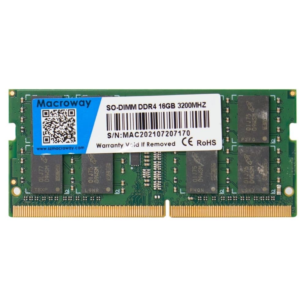 MEMORIA NOTEBOOK DDR4 16GB PC3200 MACROWAY