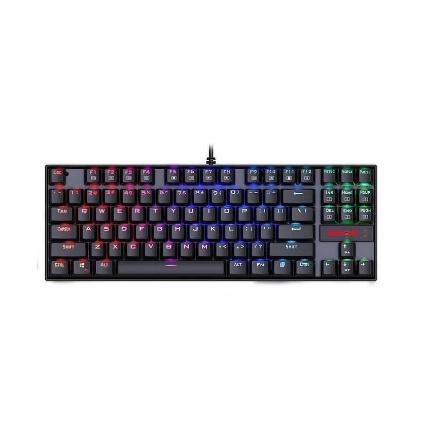 TECLADO GAMER USB RGB REDRAGON KUMARA MECANICO K552RGB 1 RGB PRETO