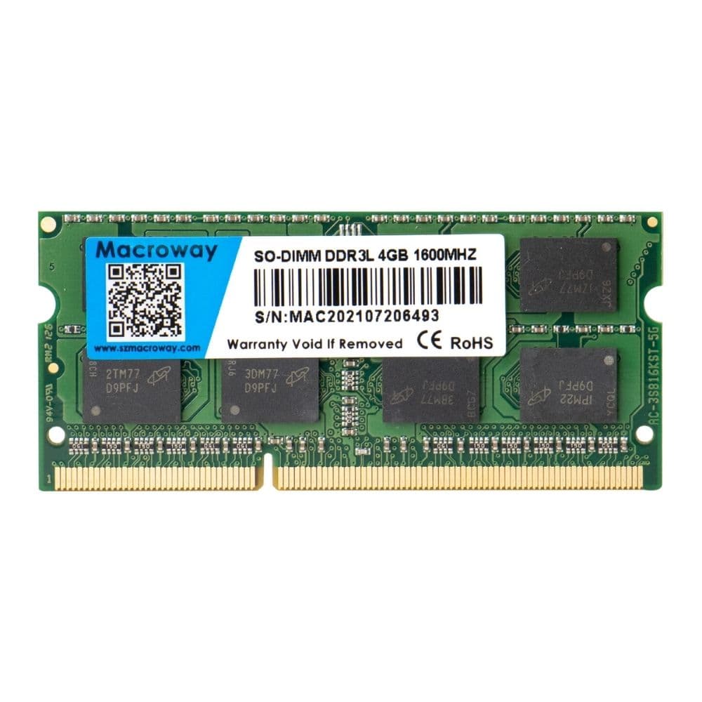 MEMORIA NOTEBOOK DDR3L 4GB PC1600 MACROWAY