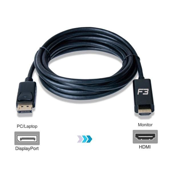 CABO DISPLAYPORT PARA HDMI 1.8 MT JC-CB-DMI18 F3