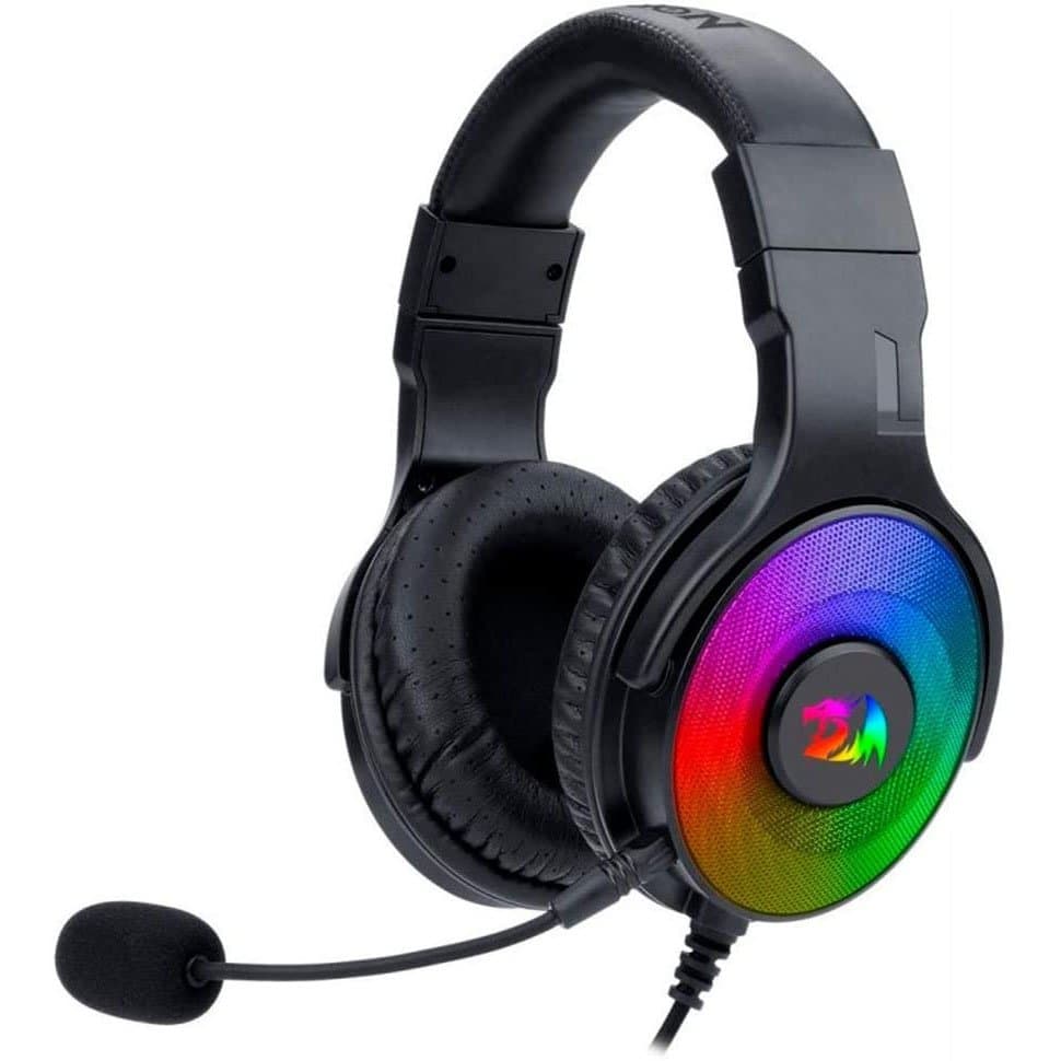 HEADSET COM FIO USB GAMER REDRAGON PANDORA H350 RGB GAMING PRETO