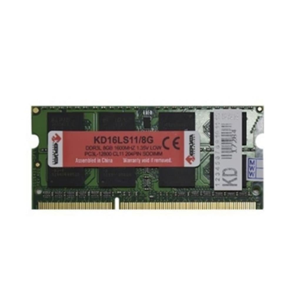 MEMORIA NOTEBOOK DDR3 8GB PC1600 KEEPDATA KD16LS11/8G