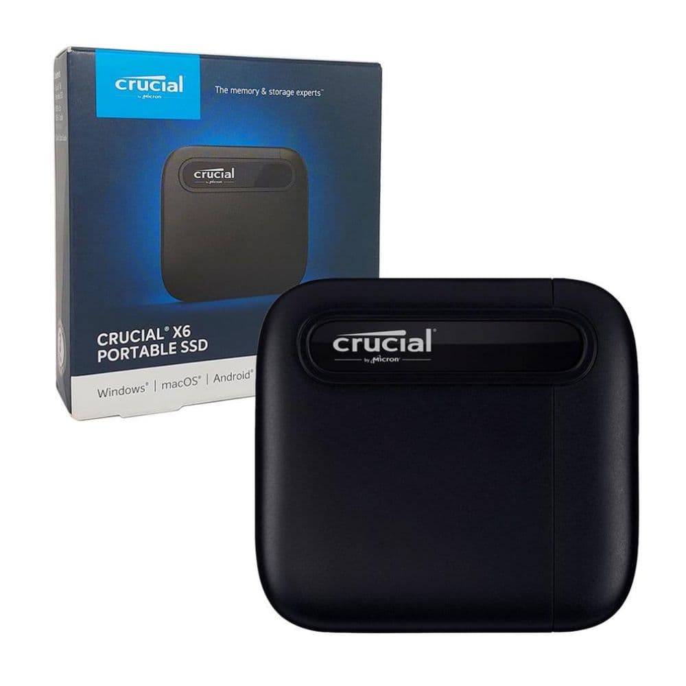 HD EXTERNO SSD 500GB CRUCIAL X6 PORTABLE CT500X6SSD9