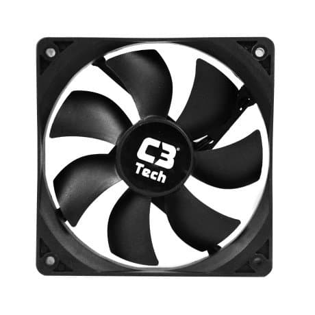 COOLER 12X12 F7-100 BK PRETO STORM 12CM C3 TECH