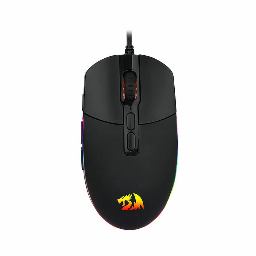MOUSE USB GAMER REDRAGON INVADER M719 RGB 10000DPI PRETO