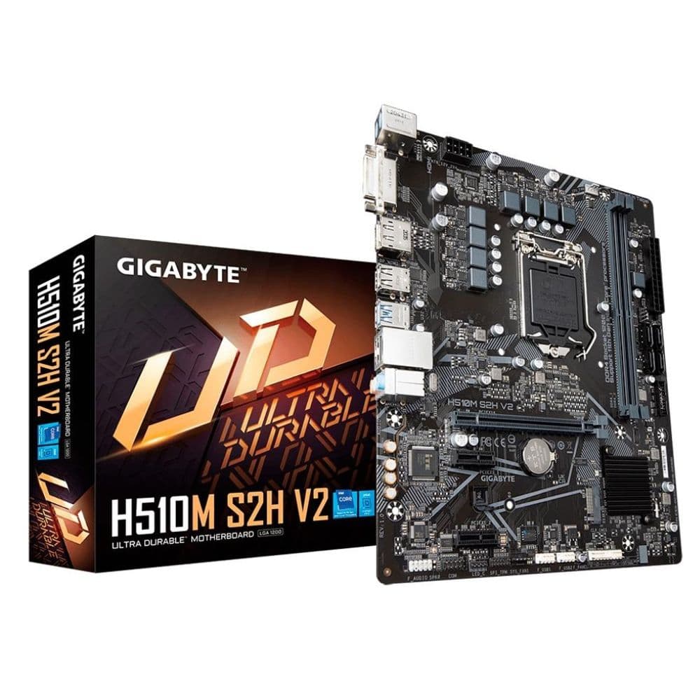 PLACA MÃE 1200 GIGABYTE H510M K V2/M.2/DP/HDMI/DVI-D USB 3.2 DDR4 10G 11G