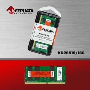 MEMÓRIA NOTEBOOK DDR4 16GB PC2400 KEEPDATA KD24S17/16G