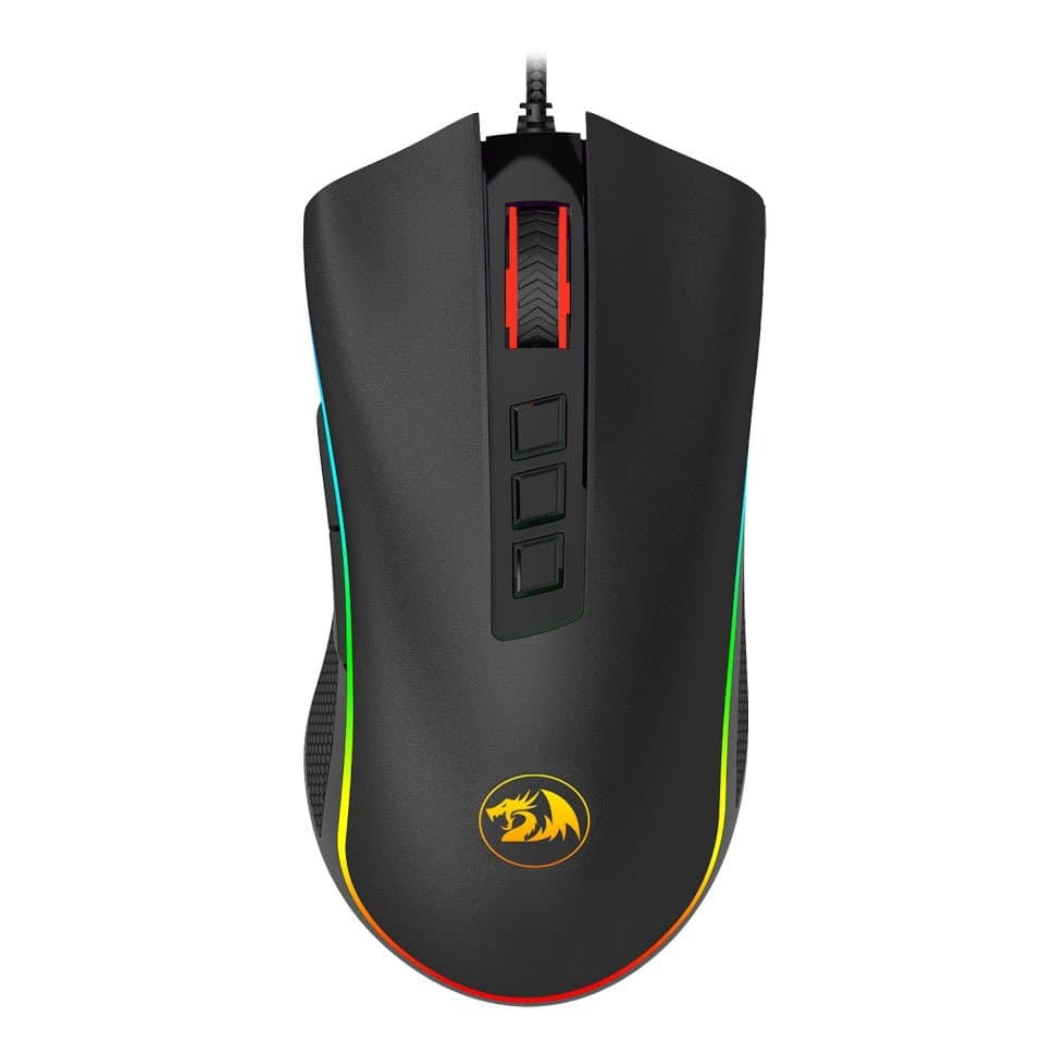 MOUSE USB GAMER REDRAGON COBRA M711 RGB GAMING 10000DPI PRETO