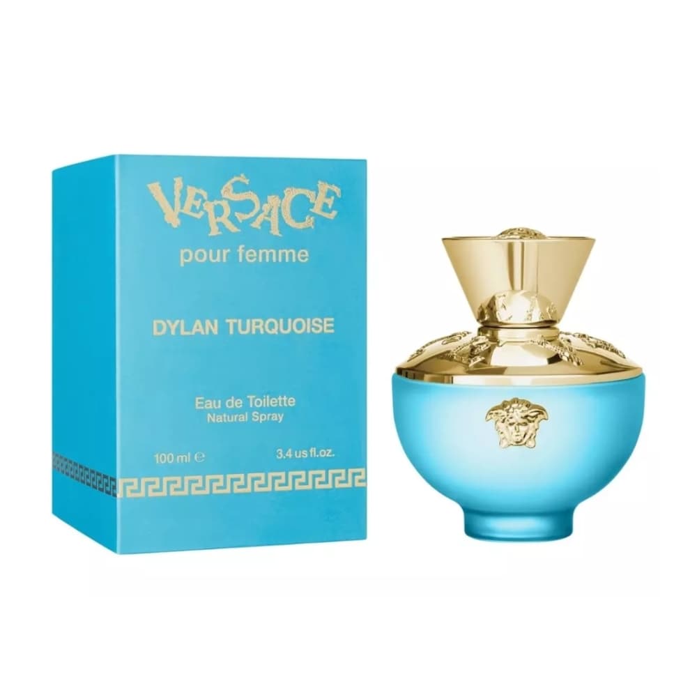 PERFUME VERSACE POUR FEMME DYLAN TURQUESA FEMININO EDT 100ML