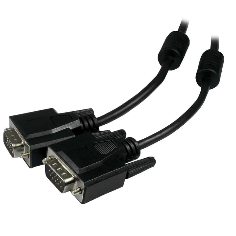 CABO VGA HDB15M X HDB15M 1,8 MT PRETO C/ FILTRO STORM