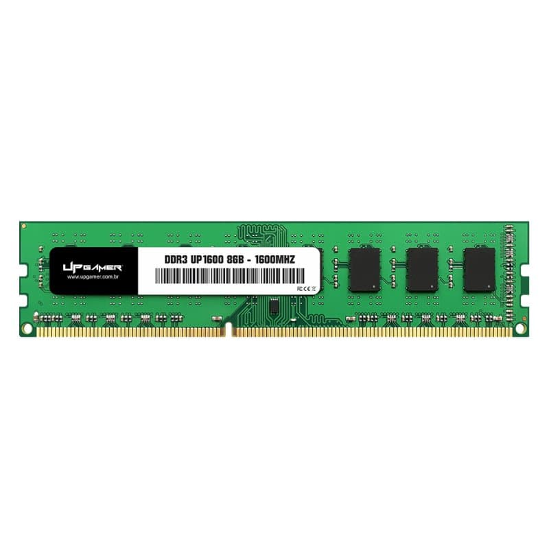 MEMÓRIA DDR3 8GB PC1600 UP GAMER