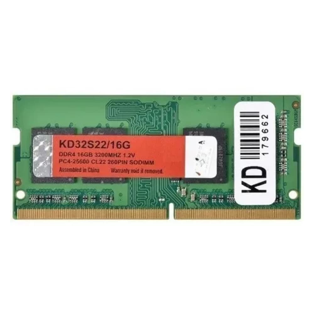 MEMÓRIA NOTEBOOK DDR4 16GB PC3200 KEEPDATA