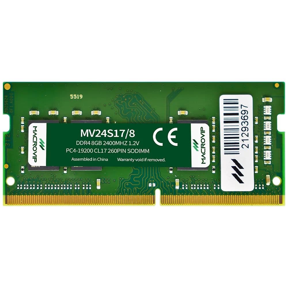 MEMÓRIA NOTEBOOK DDR4 8GB PC2400 MACROVIP