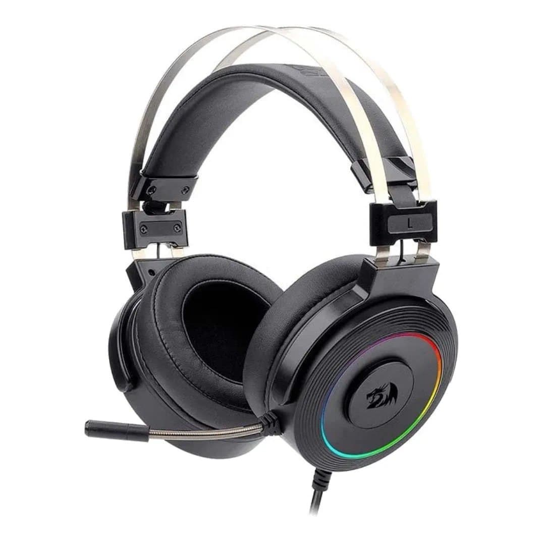 HEADSET COM FIO USB GAMER REDRAGON LAMIA2 H320 RGB GAMING PRETO
