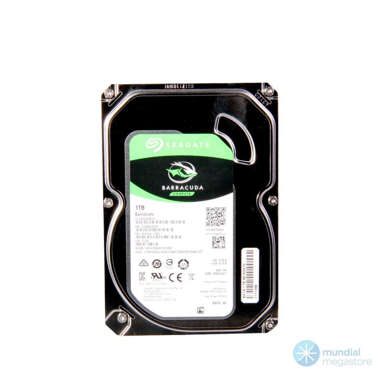 HD SATA3 1.TB 3.5 SEAGATE 7200 RPM 1TB