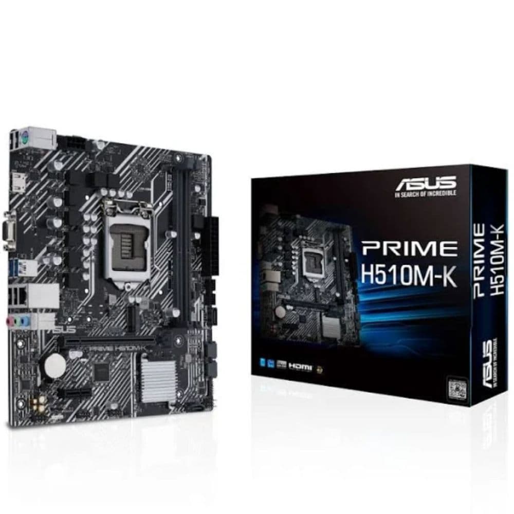 PLACA MÃE 1200 ASUS H510M K PRIME R3.0/M.2/DP/HDMI/VGA/USB 3.2 DDR4 G10 G11