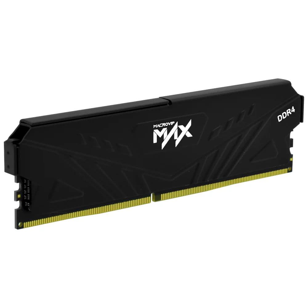MEMÓRIA DDR4 16GB PC3200 MACROVIP MAX PRETO MVX32N16/16