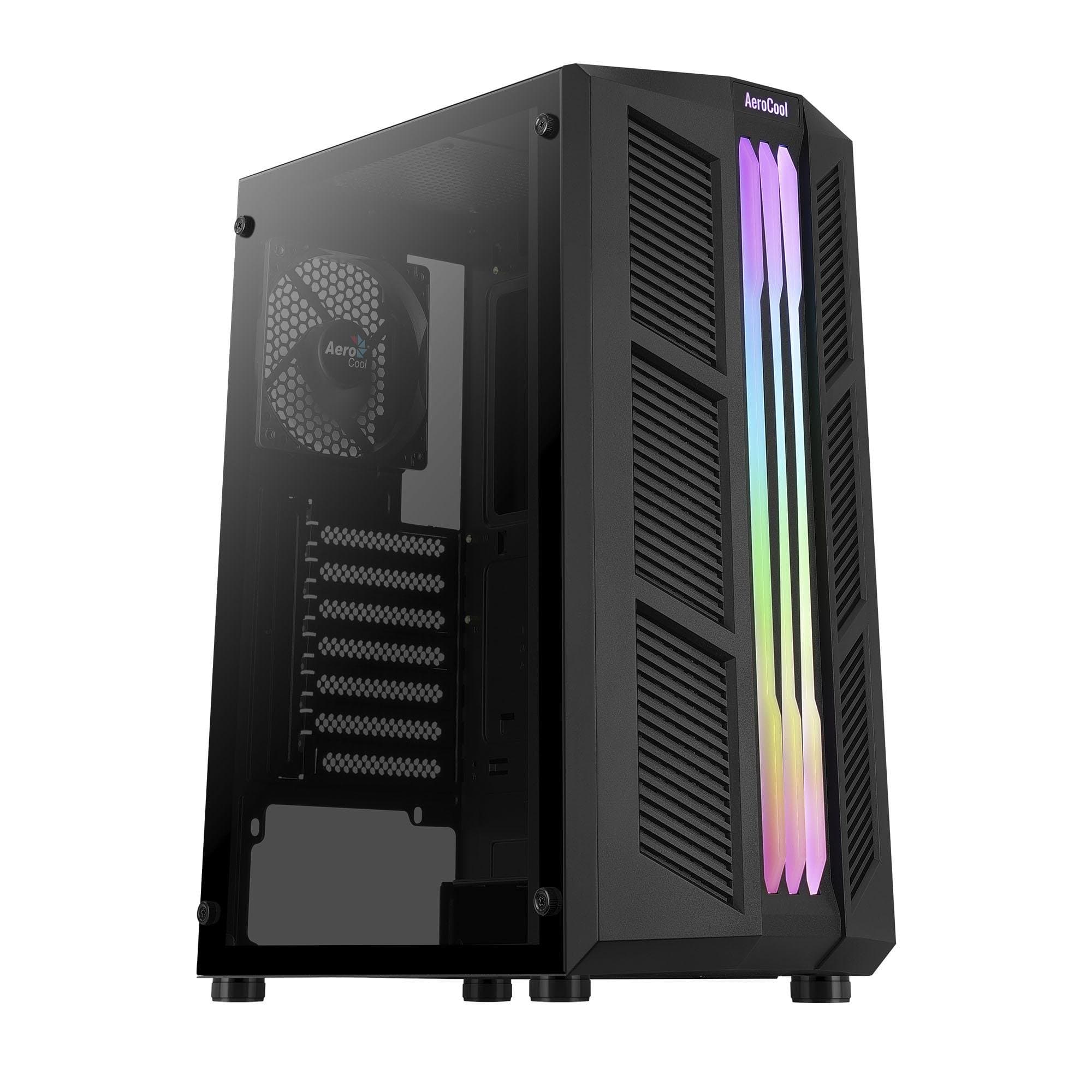 GABINETE GAMER ATX AEROCOOL PRIME RGB PRETO