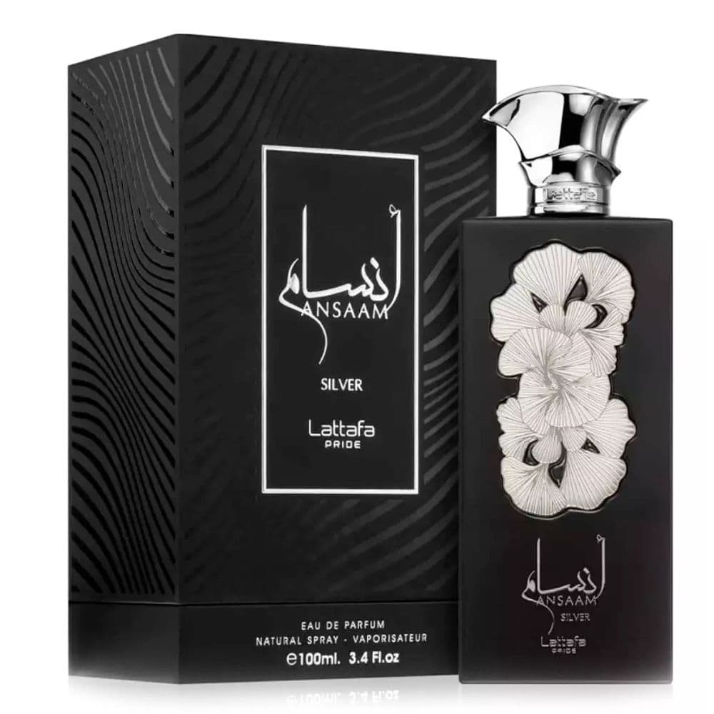 PERFUME LATTAFA ANSAAM SILVER MASCULINO EDP 100ML ARABE