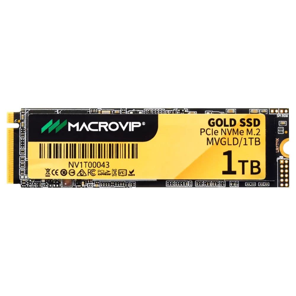 HD SATA SSD M.2 1.TB NVME MACROVIP GOLD 1800 2400MBS