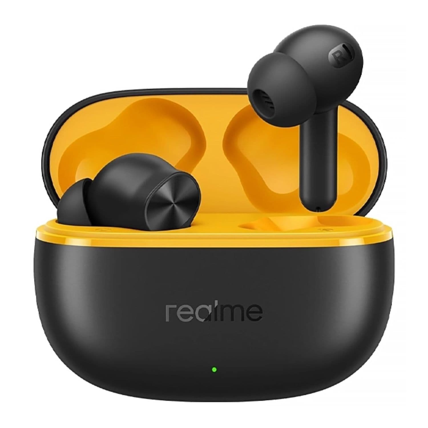 FONE DE OUVIDO AURICULAR BT REALME BUDS T200 LITE RMA2415A PRETO E AMARELO