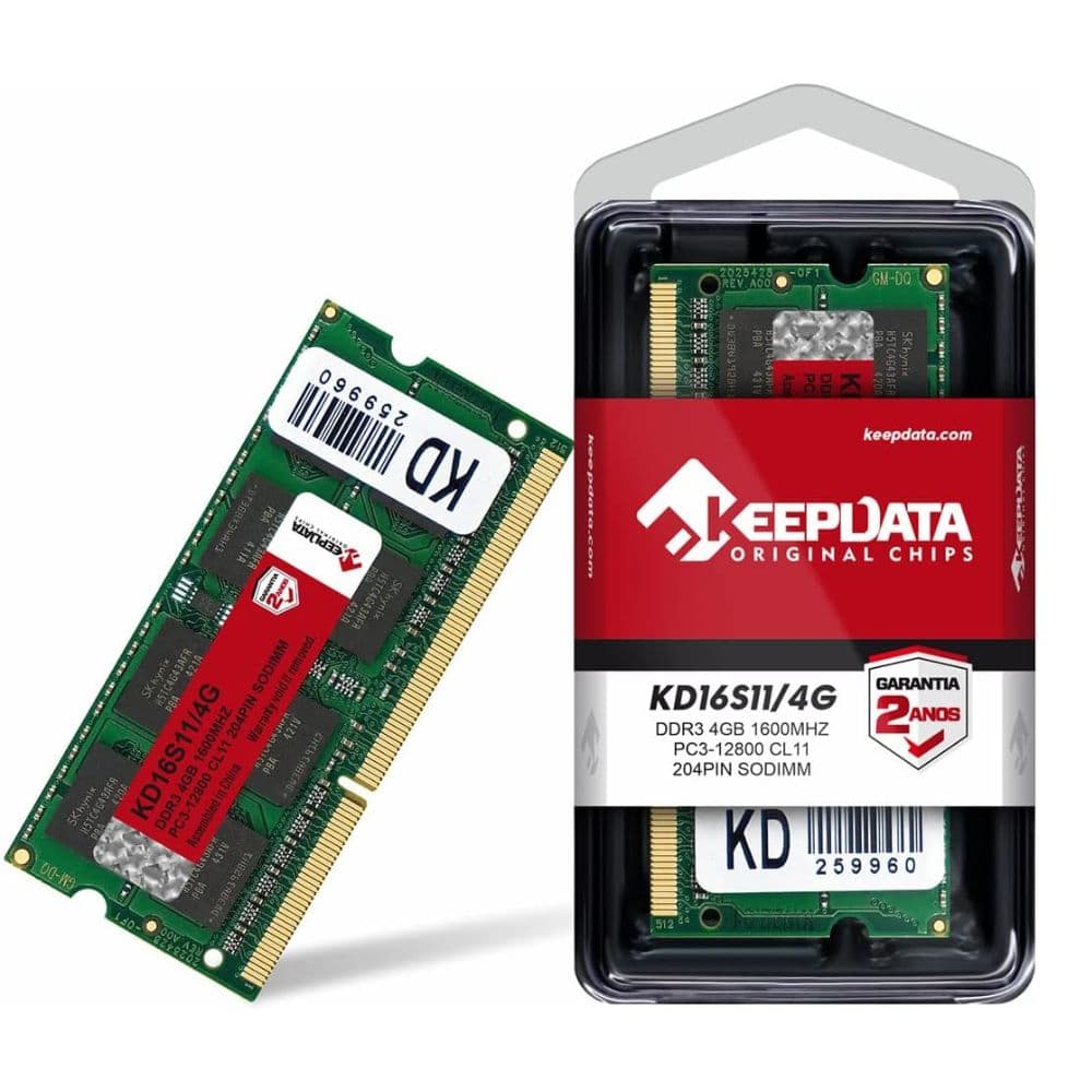 MEMORIA NOTEBOOK DDR3 4GB PC1600 KEEPDATA
