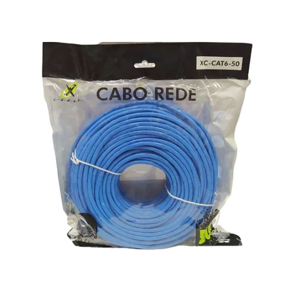CABO DE REDE CAT6 GENERICO 50 METROS X-CELL
