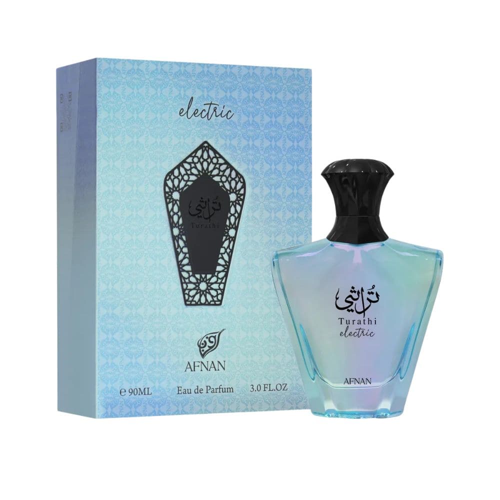 PERFUME AFNAN TURATHI ELECTRIC MASCULINO EDP 90ML ARABE
