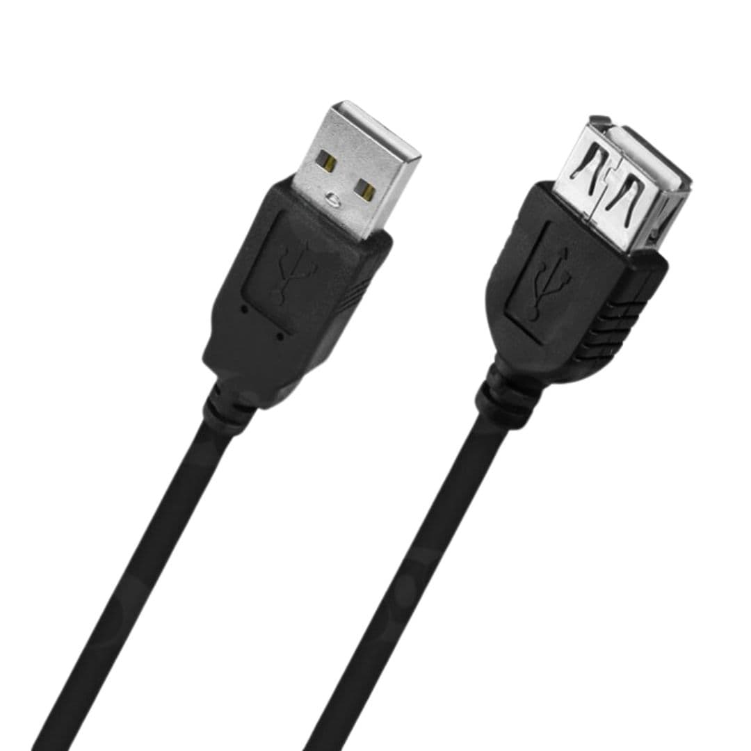 CABO EXTENSOR USB 2.0 A MACHO X A FEMEA 2 METROS