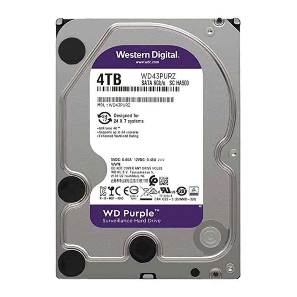 HD SATA3 4.TB WESTER DIGITAL PURPLE WD43PUZ 4TB