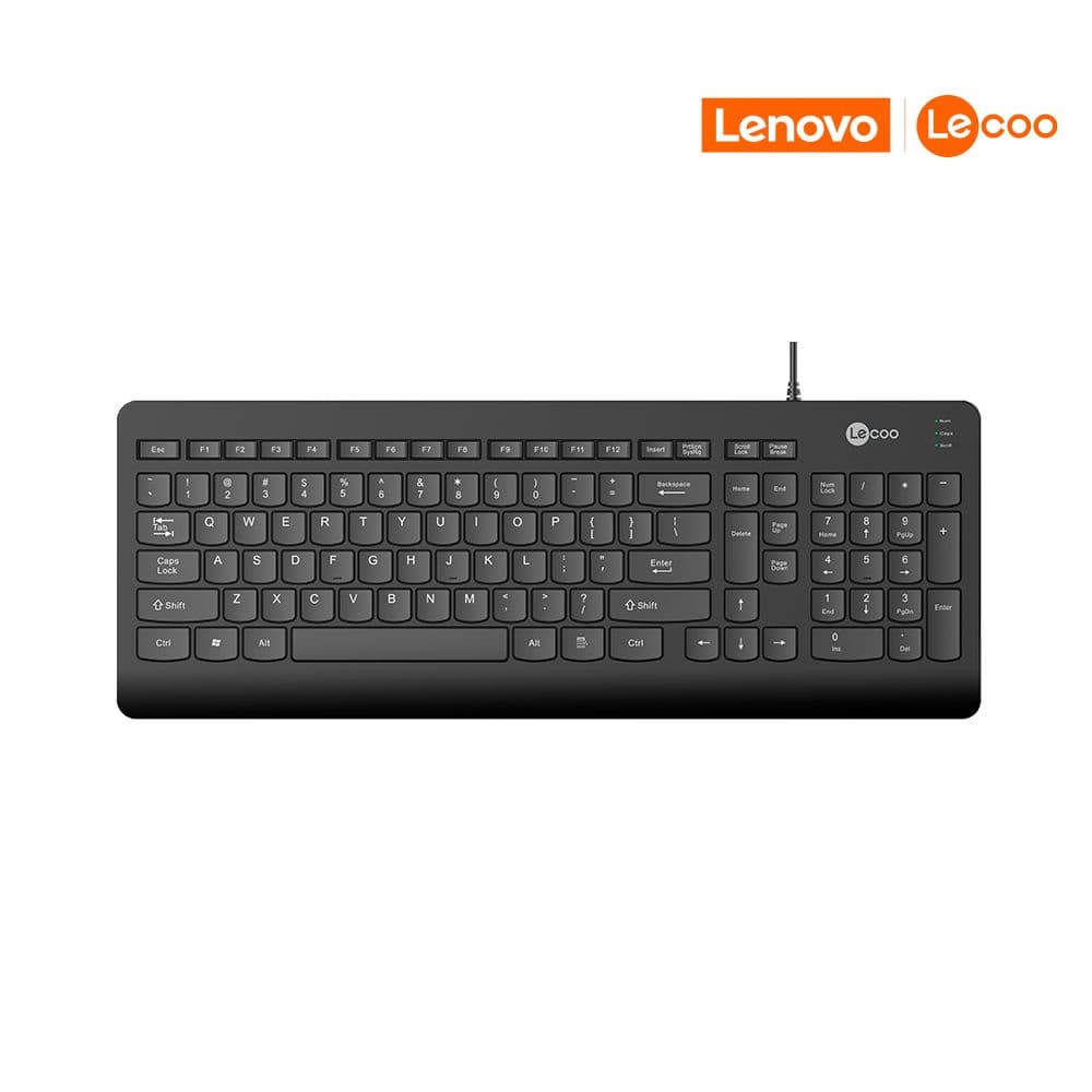 TECLADO USB KB103 LECOO PRETO