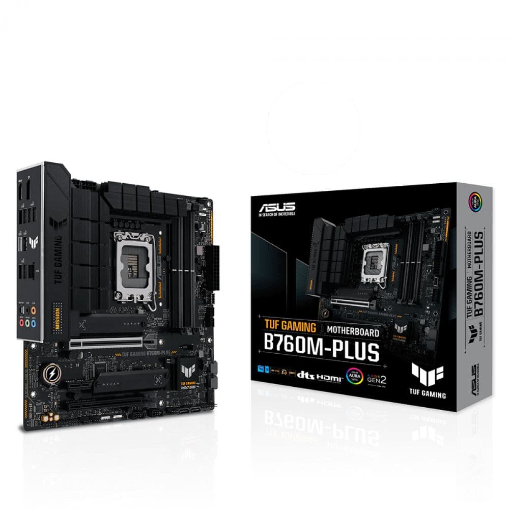PLACA MÃE 1700 ASUS B760M PLUS TUF GAMING DDR5 /M.2/DP/HDMI/USB 3.2 12G 13G 14G