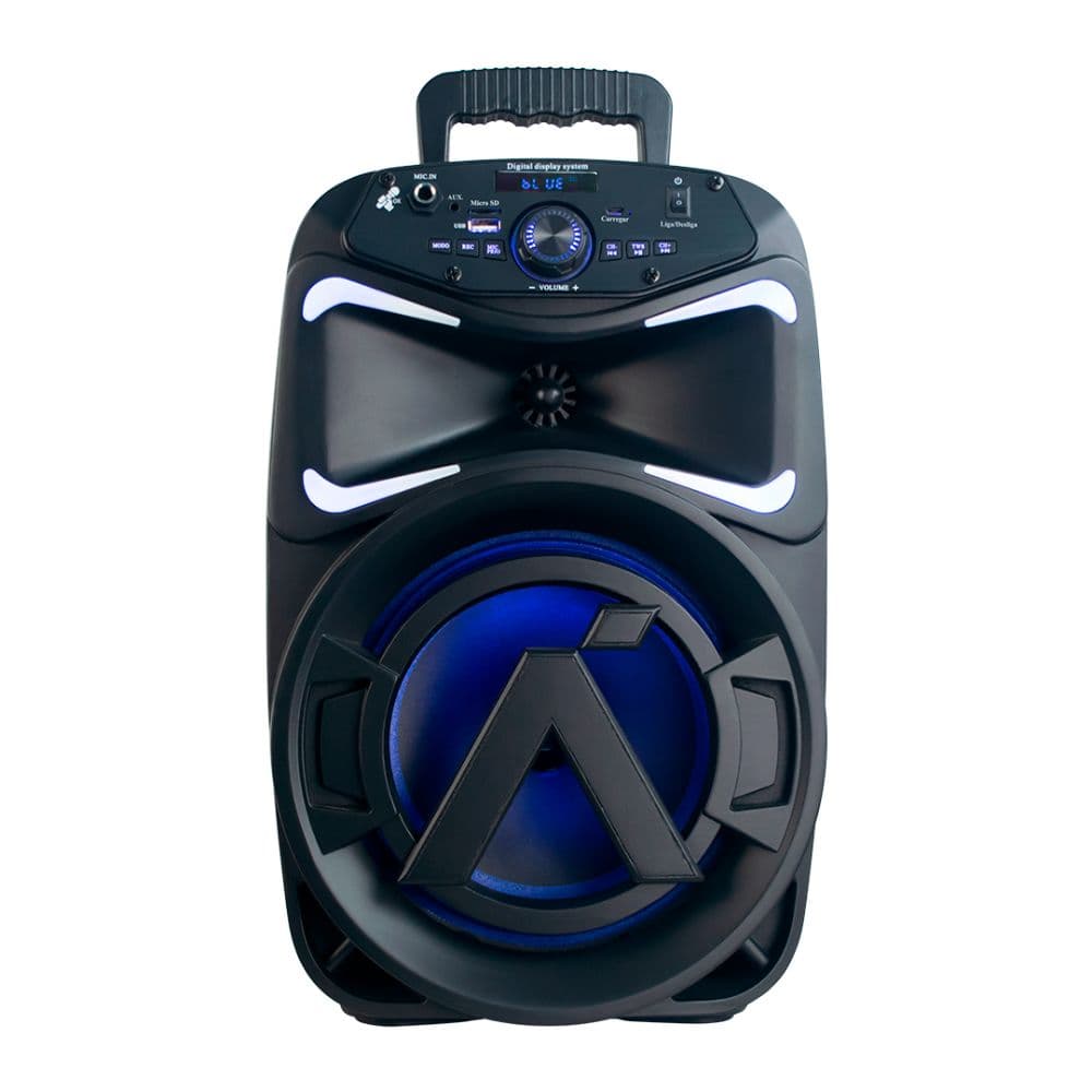CAIXA DE SOM BLUETOOTH 250W HP-250 AQUARIO PRETA