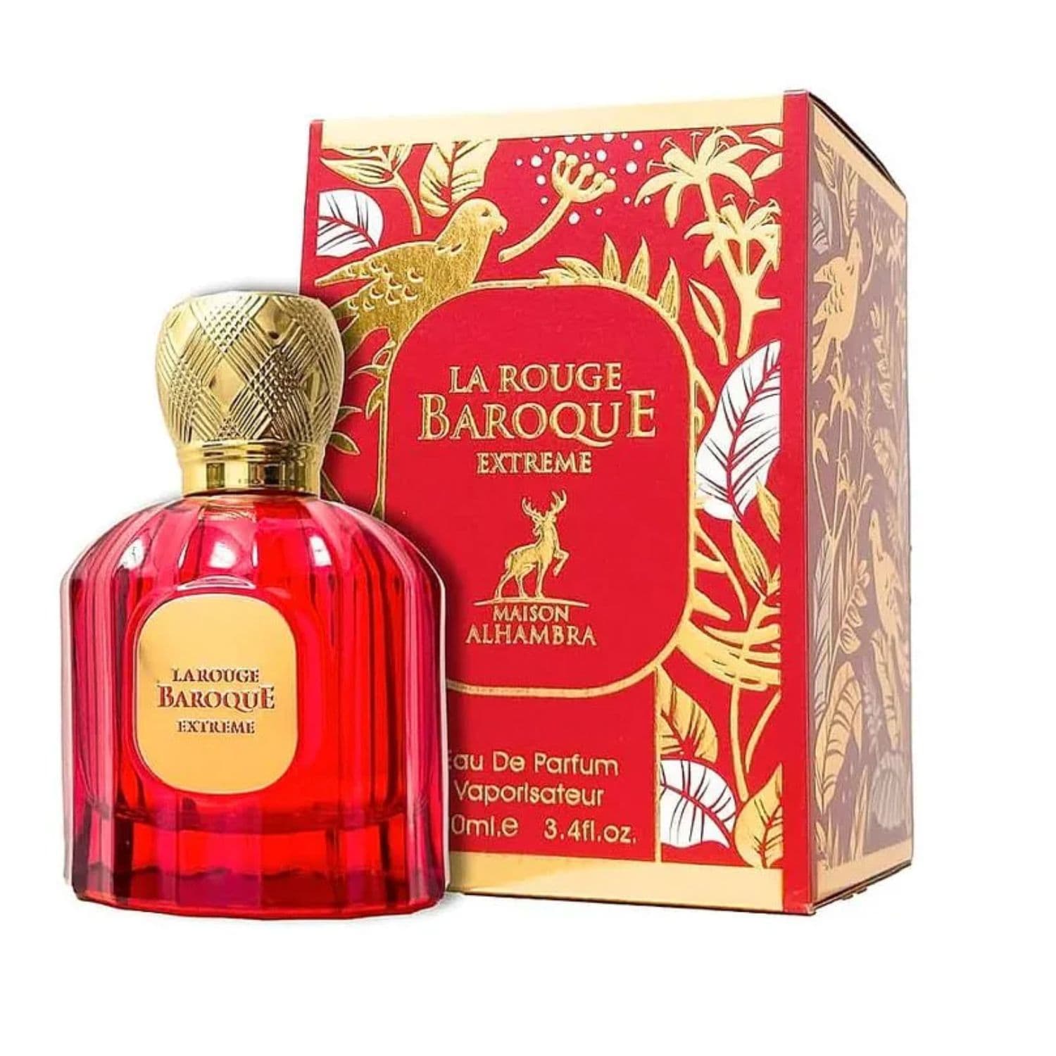 PERFUME MAISON ALHAMBRA LA ROUGE BAROQUE EXTRENE UNISSEX EDP 100ML ARABE