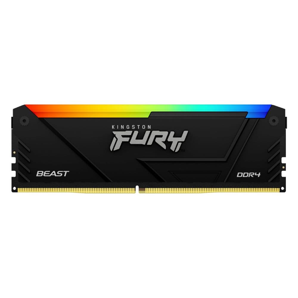 MEMÓRIA DDR4 8GB PC2666 KINGSTON RGB FURY BEAST